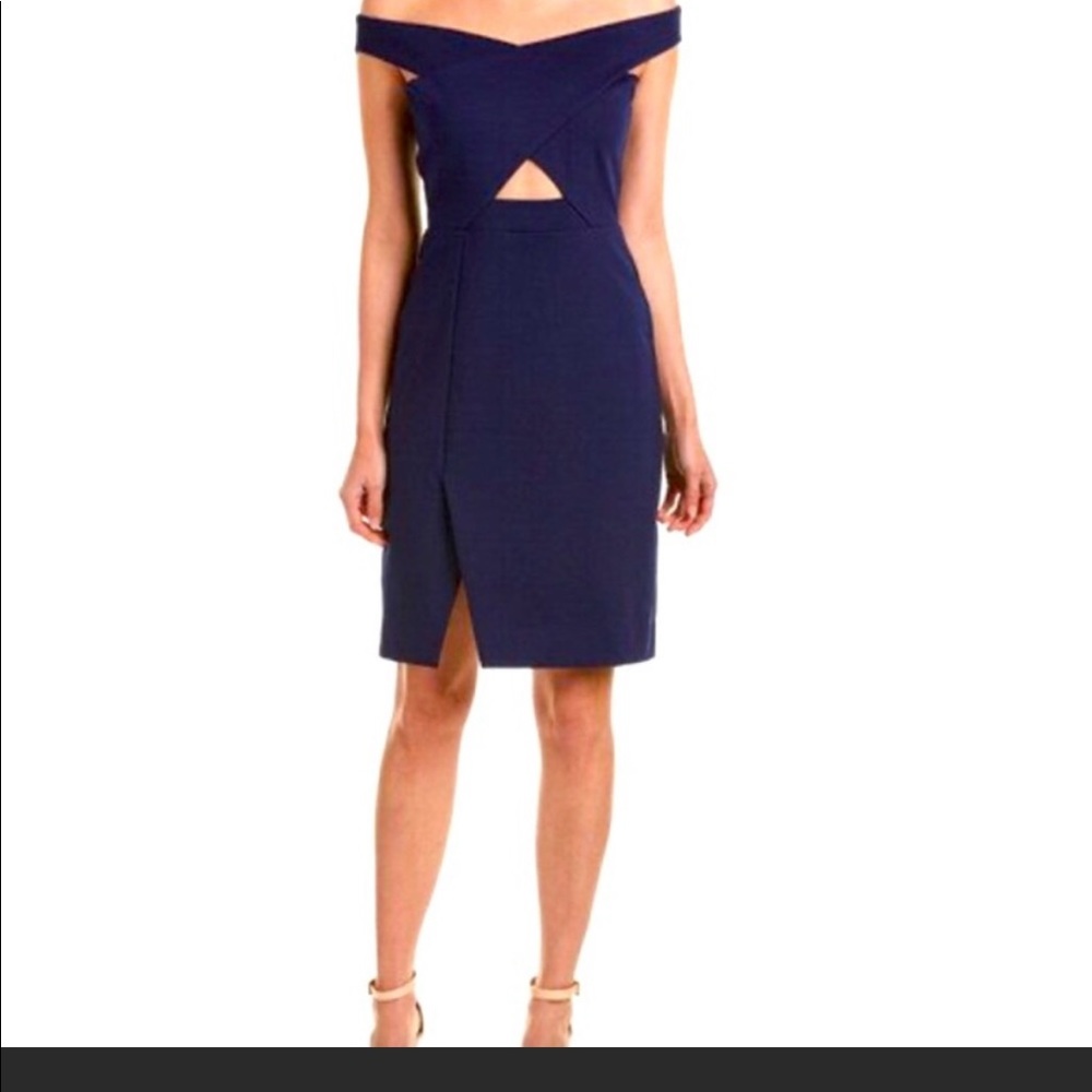 Parker Rory Navy Cutout Dress